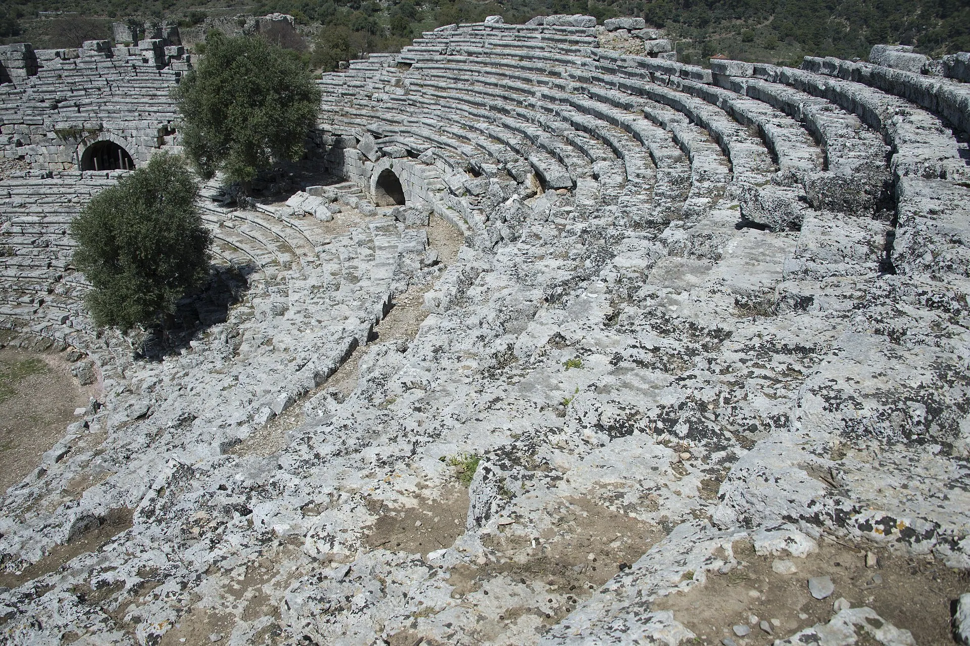 The ancient theatre of Kaunos near Dalyan